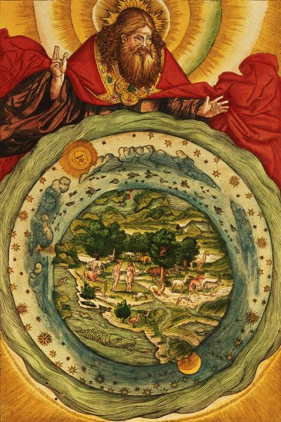 The Creation, from the Luther Bible, c.1530 by German School